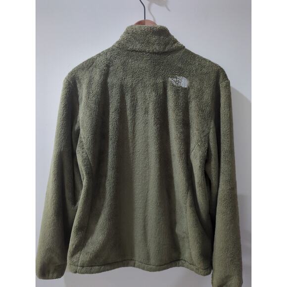 The North Face Green Fleece Zip Up Jacket - Picture 4 of 5